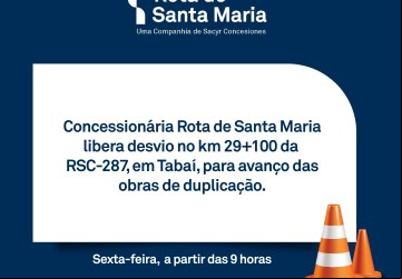 Foto reprodução: Concessionária Rota de Santa Maria